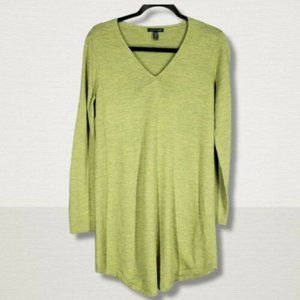 Eileen Fisher Lightweight Merino Jersey Wool Tunic
